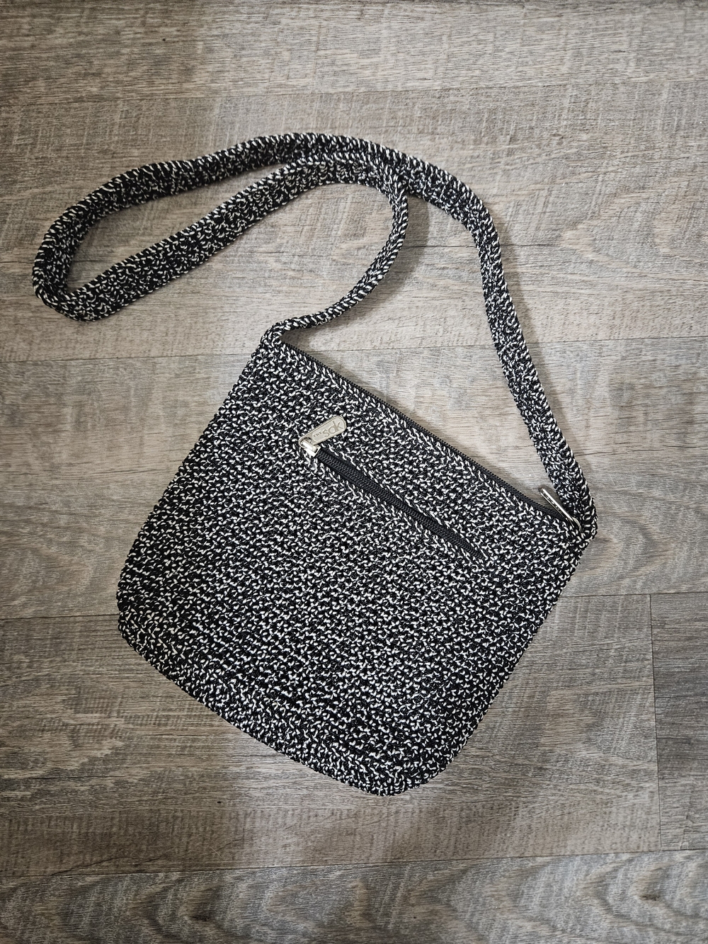 The Sak Black & White Shoulder Bag